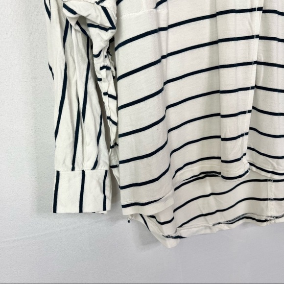 Free People We the Free Can't Fool Me Stripe Boxy Tee XS - Picture 7 of 7